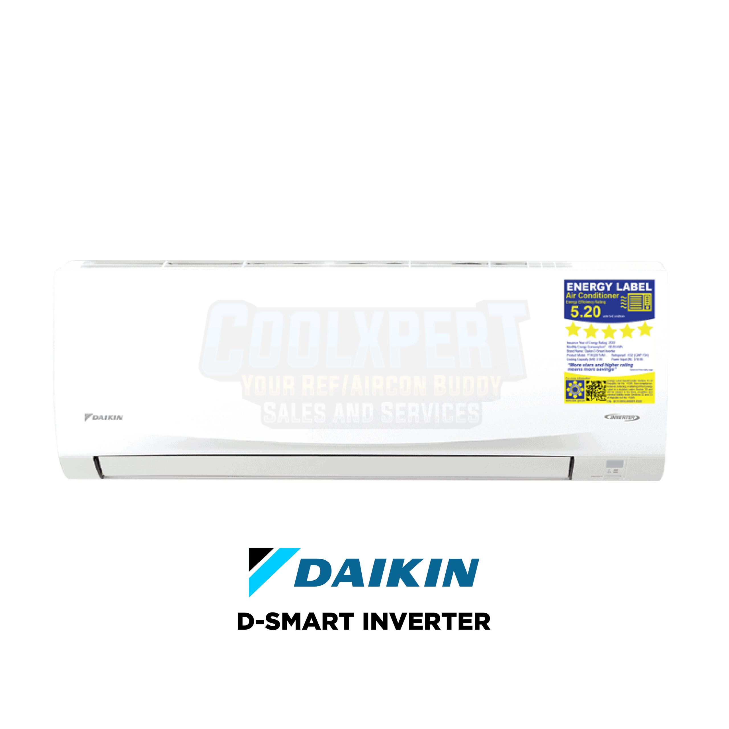 DAIKIN D-SMART SERIES WITH WIFI 3.0HP SPLIT TYPE INVERTER