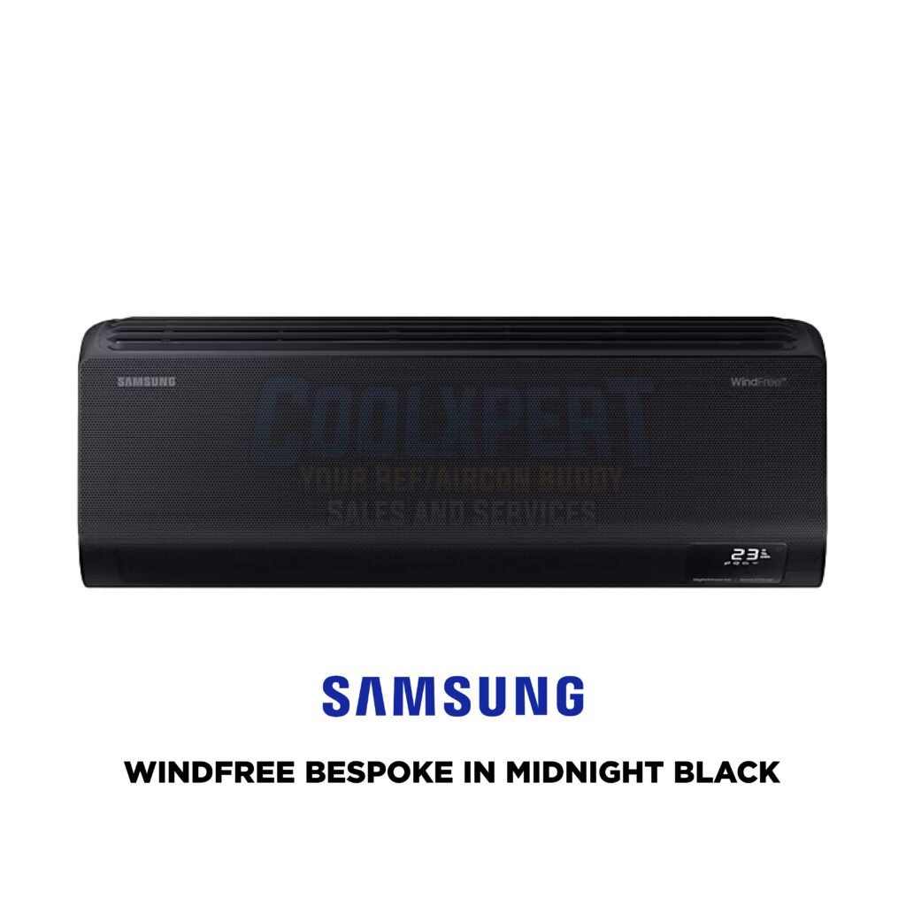 SAMSUNG WINDFREE BESPOKE IN MIDNIGHT BLACK 1.0HP SPLIT TYPE