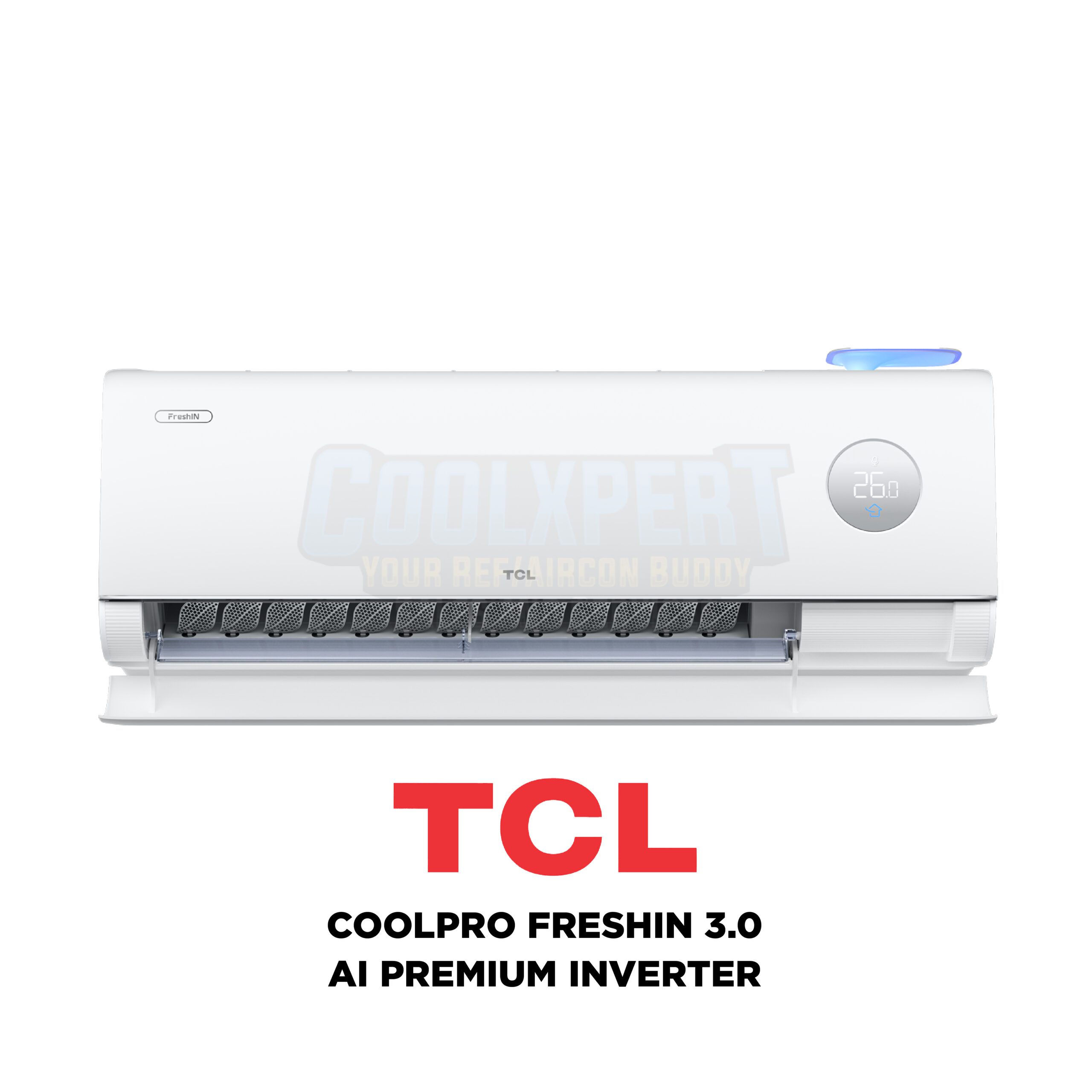 TCL COOLPRO FRESHIN 3.0 AI FULL DC INVERTER HIGH END 2.0HP SPLIT TYPE